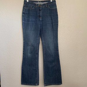 Boden Medium Wash Wide Leg Jeans Size 8 Regular